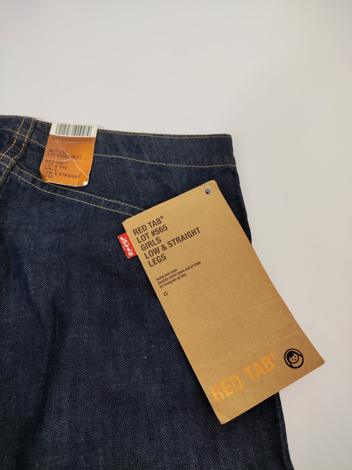 Levis' RED TAB #565 Low Waist Deadstock Jeans