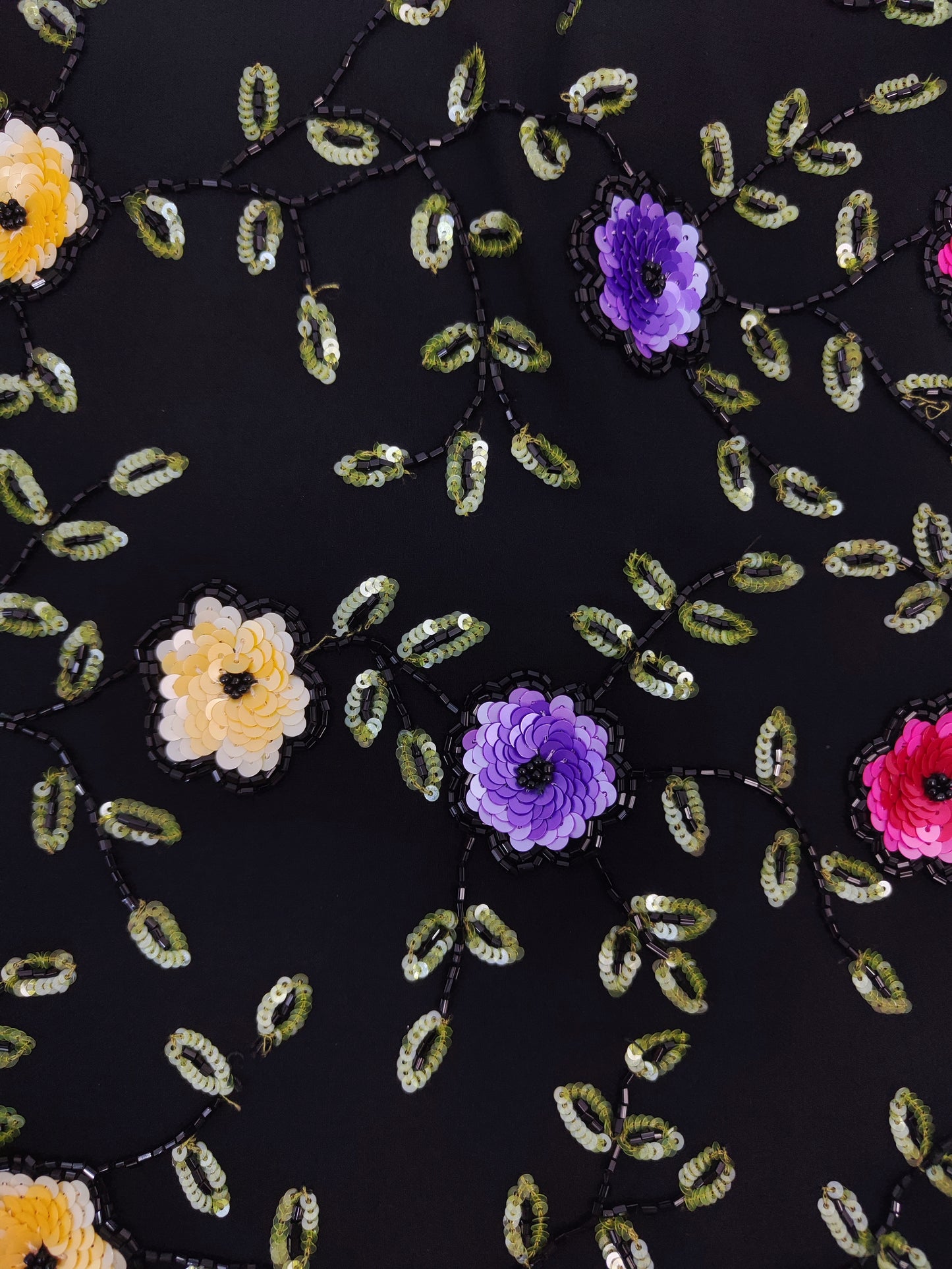 Floral Beaded Top