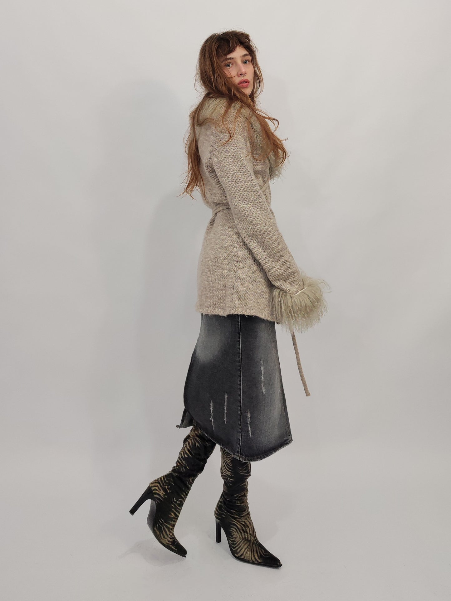 Penny Pull Vintage Mongolia Cardigan