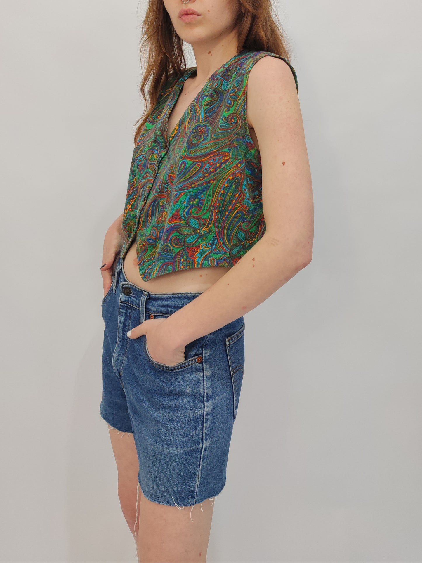 '80s Paisley Vest