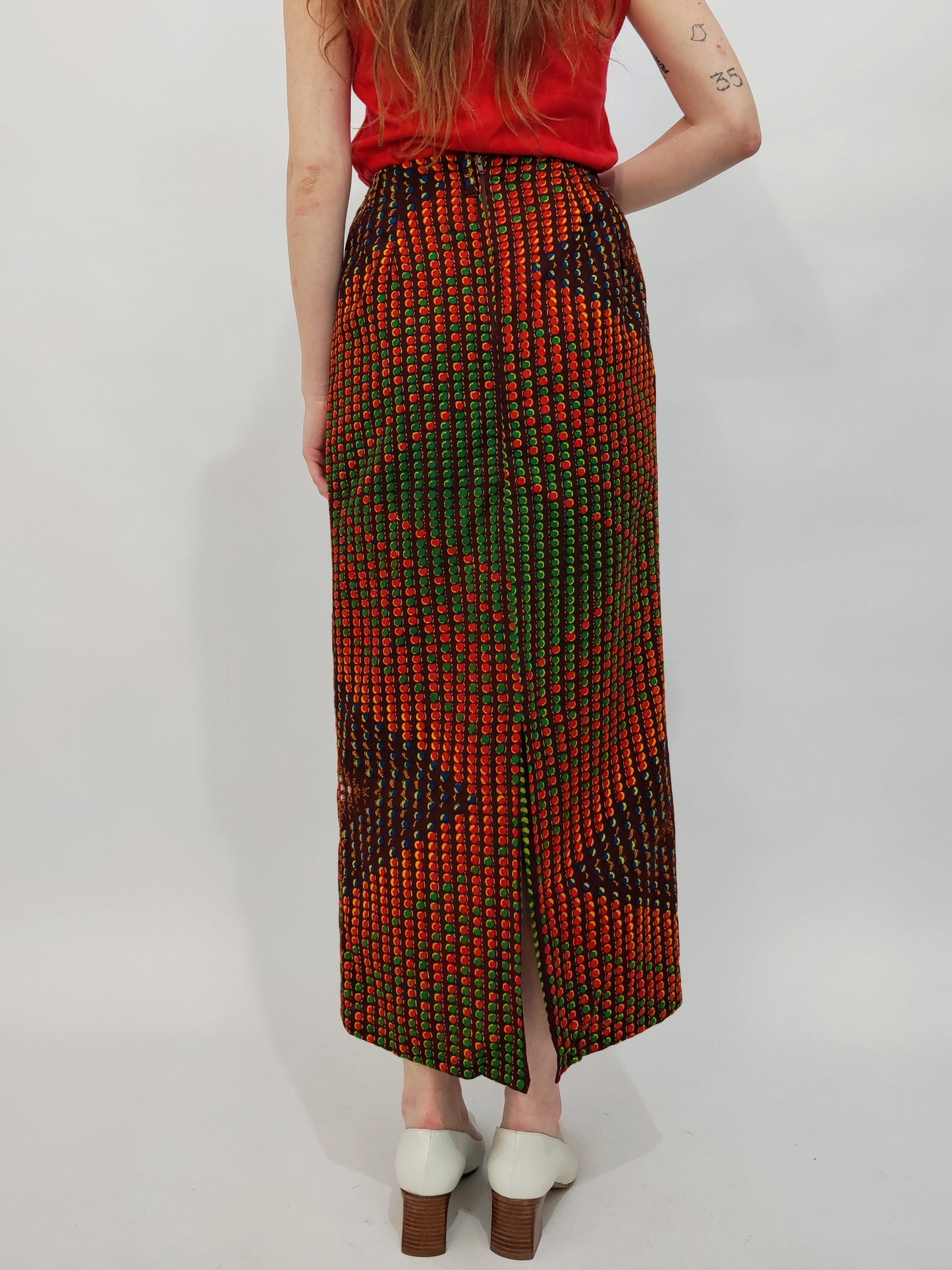'70s Optical Longuette Skirt - Small def.