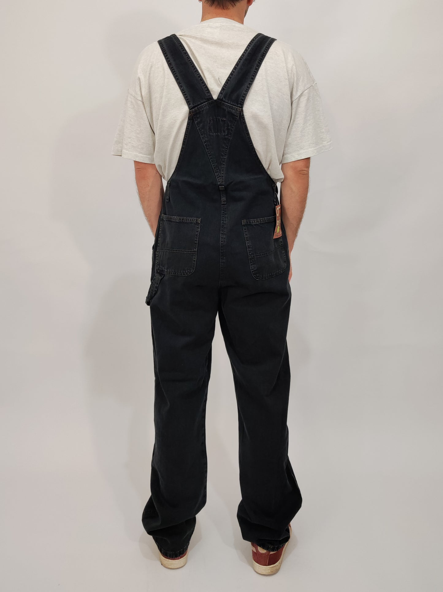 Vintage Deadstock Overalls - Dark Grey - Size M