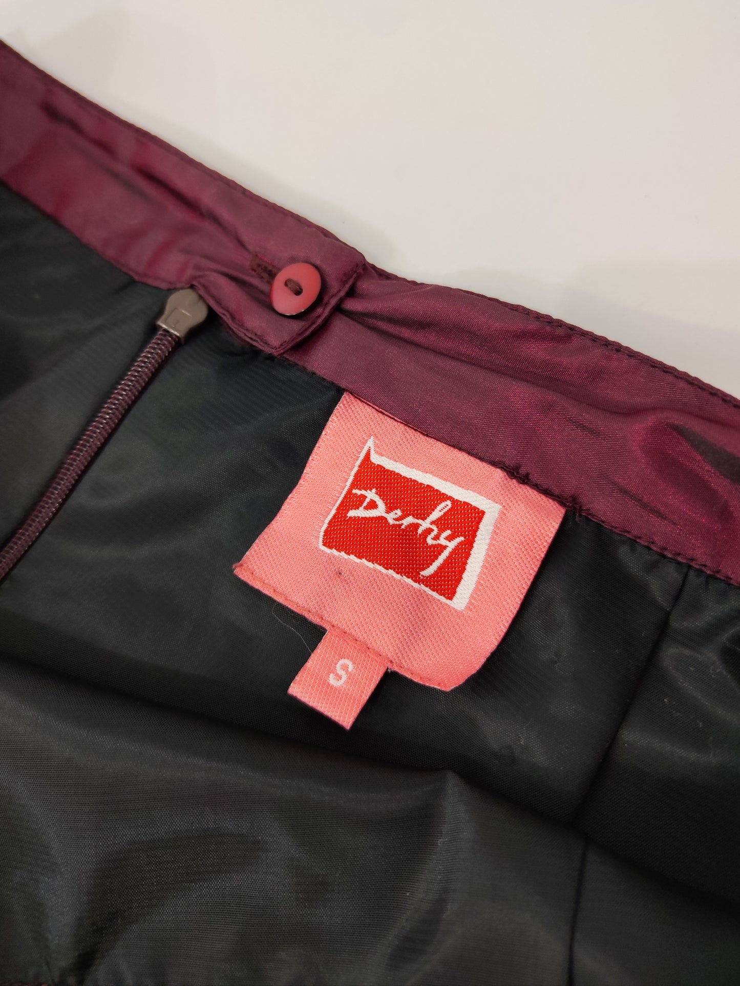 Derhy Burgundy Vintage Skirt