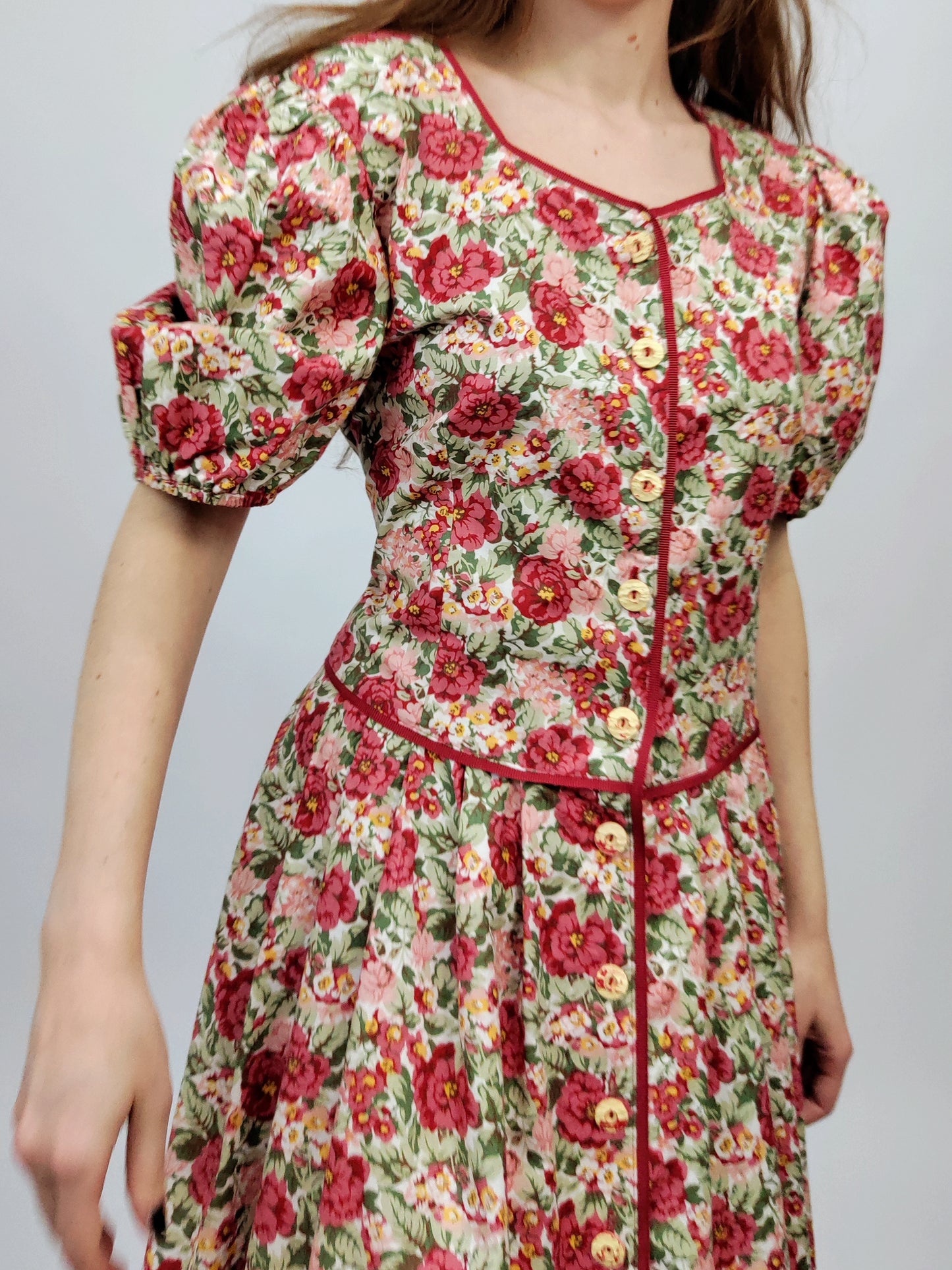Meico Vintage Floral Dress