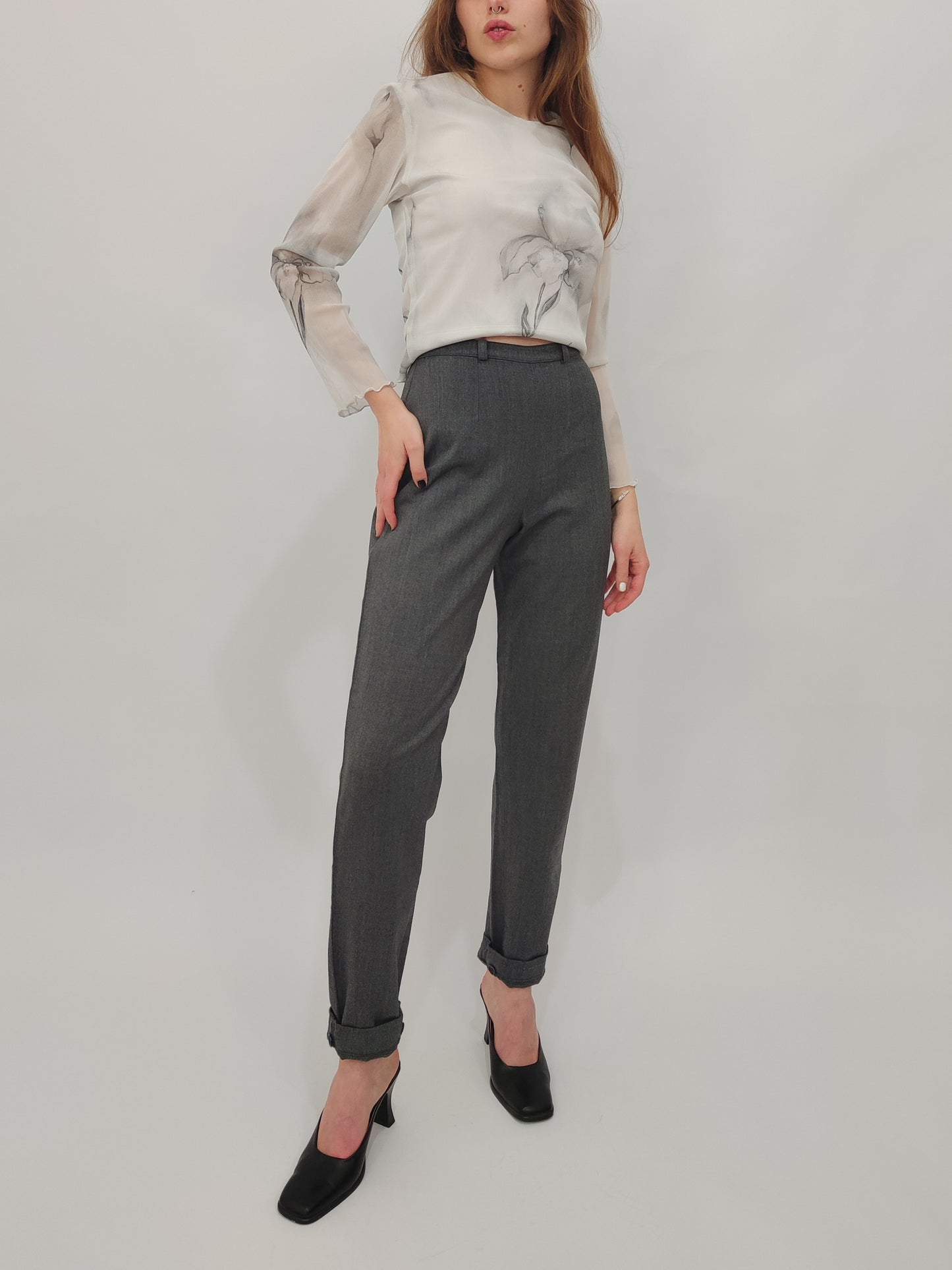 Max Mara Gray Trousers