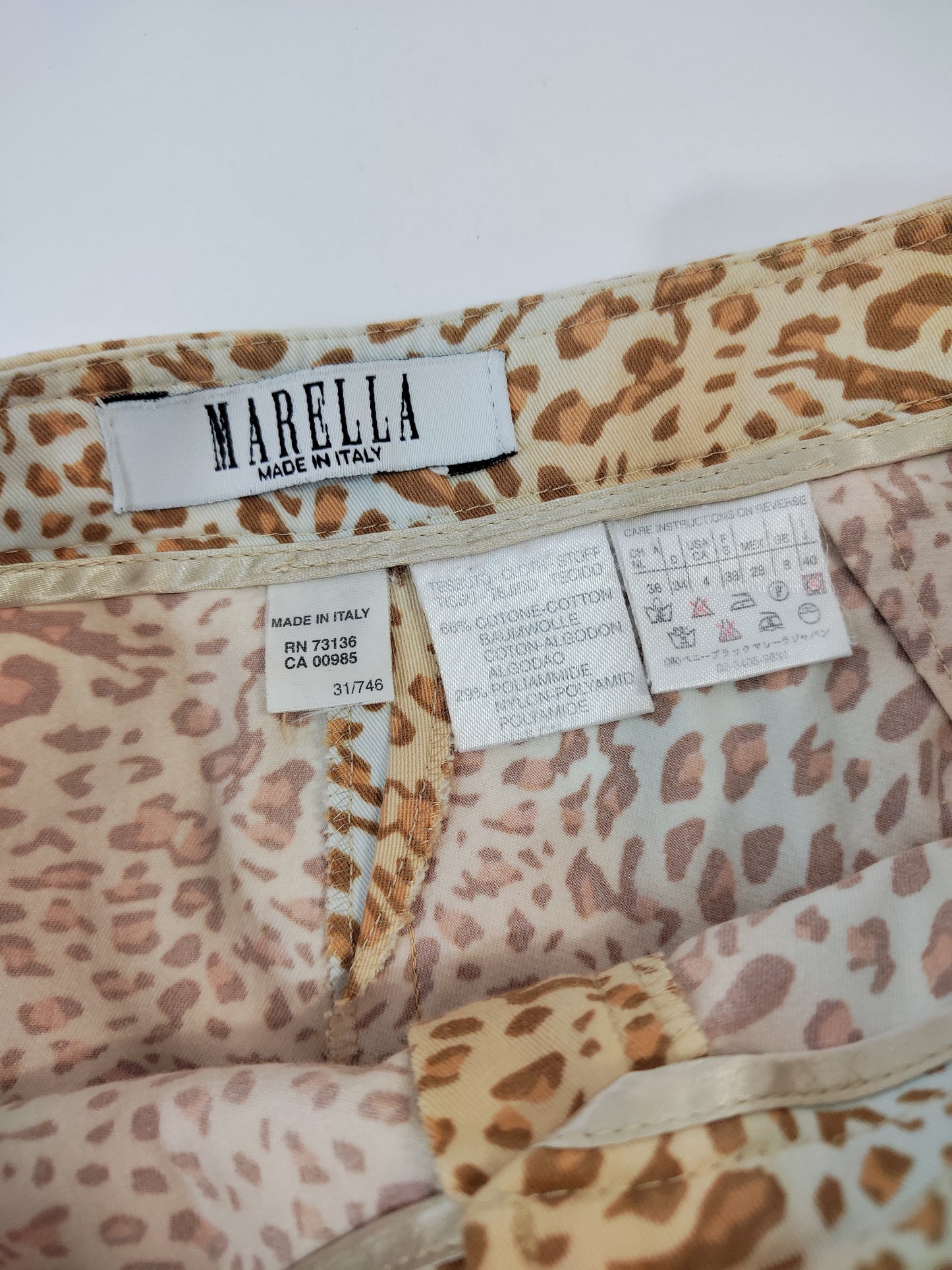 Marella Leopard Print Trousers
