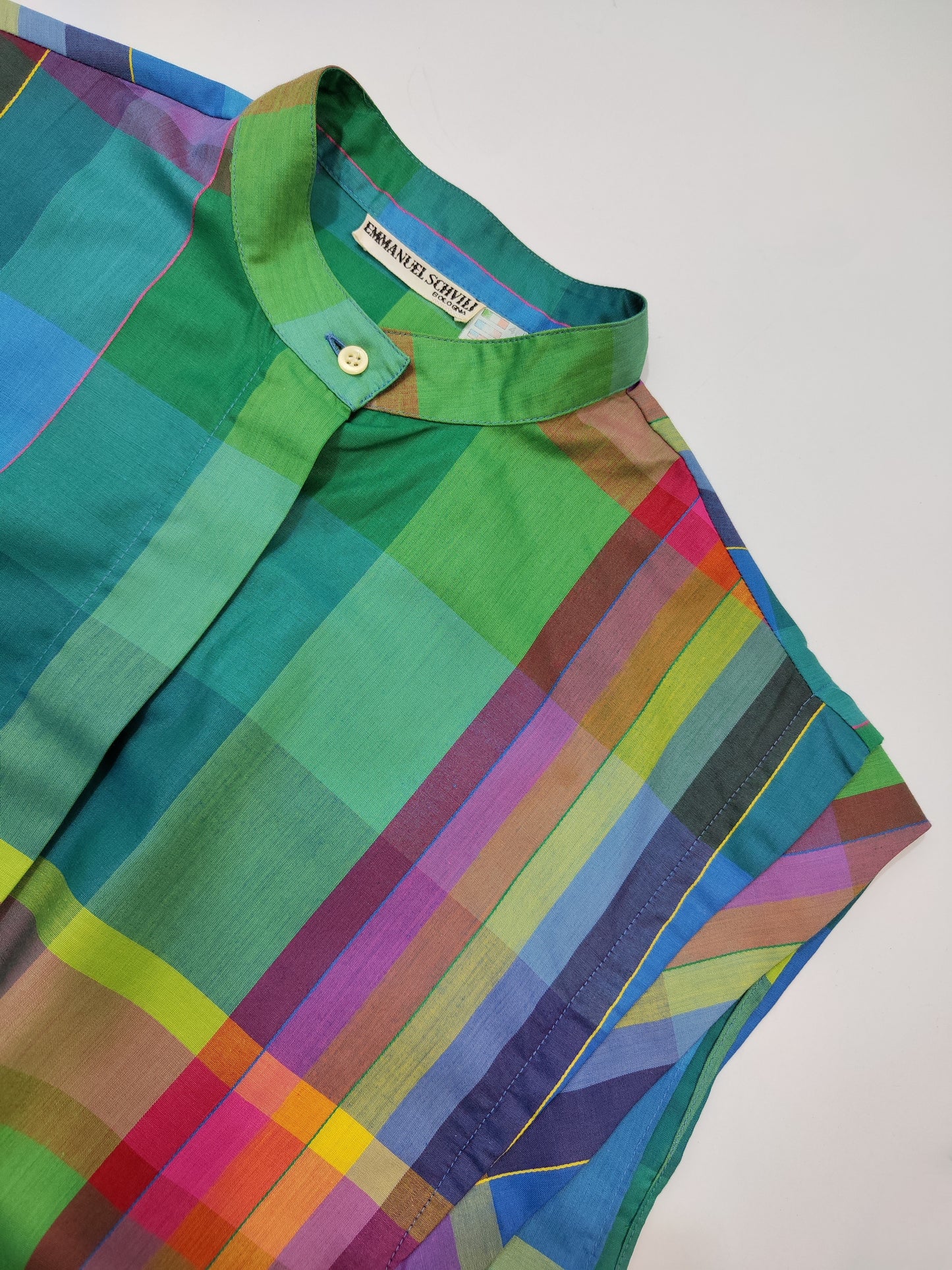 Emmanuel Schvili Early '80s Checkered Shirt