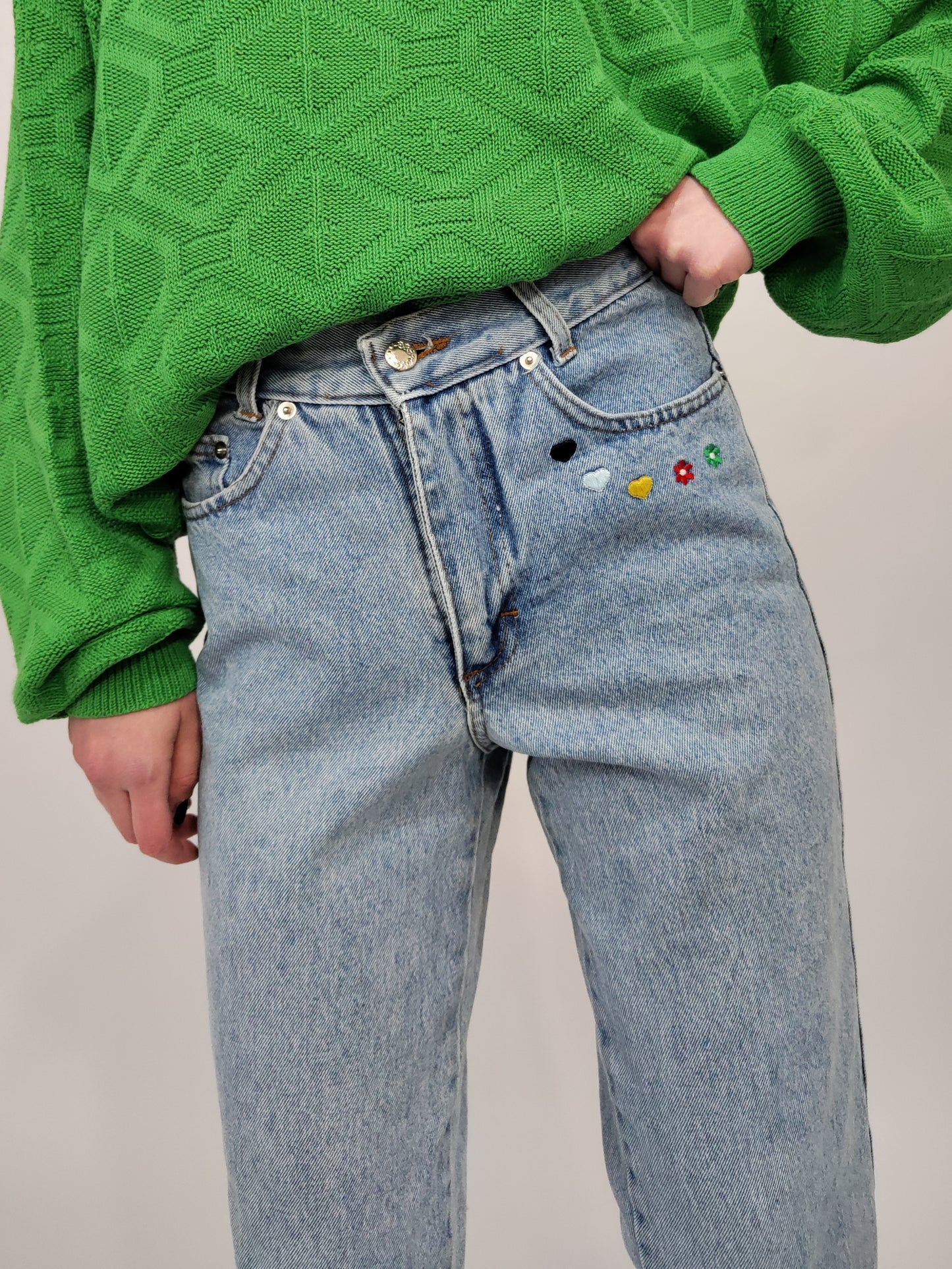 Vintage Embroidered Jeans