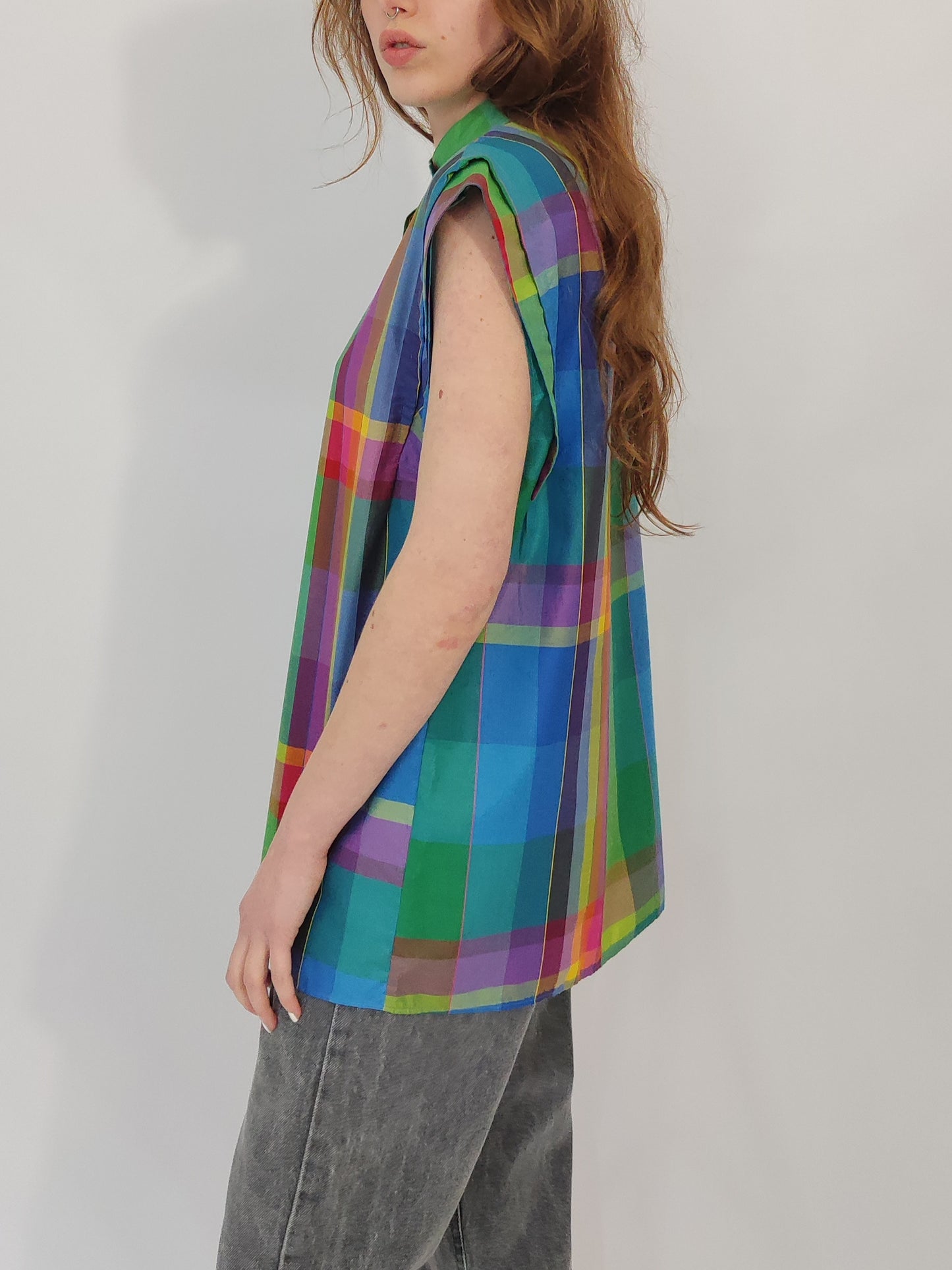 Emmanuel Schvili Early '80s Checkered Shirt