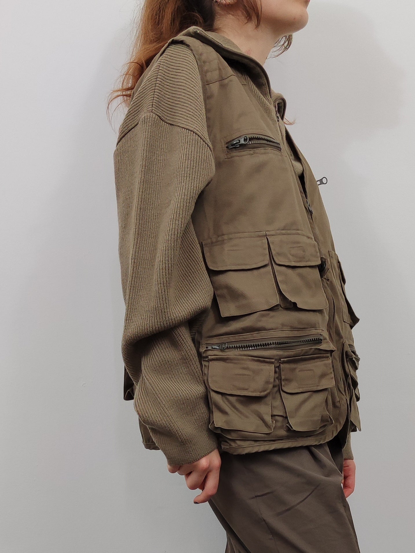 Vintage Khaki Utility Vest