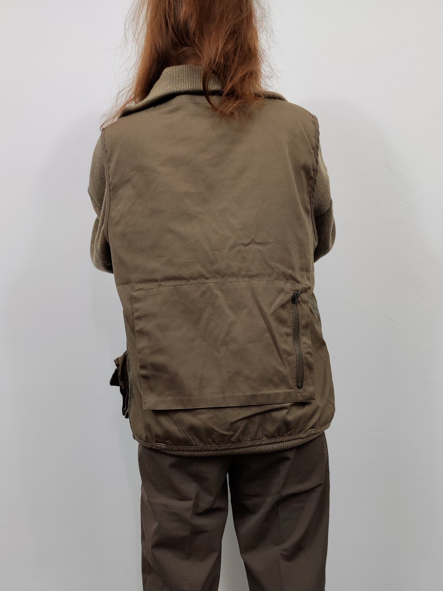 Vintage Khaki Utility Vest