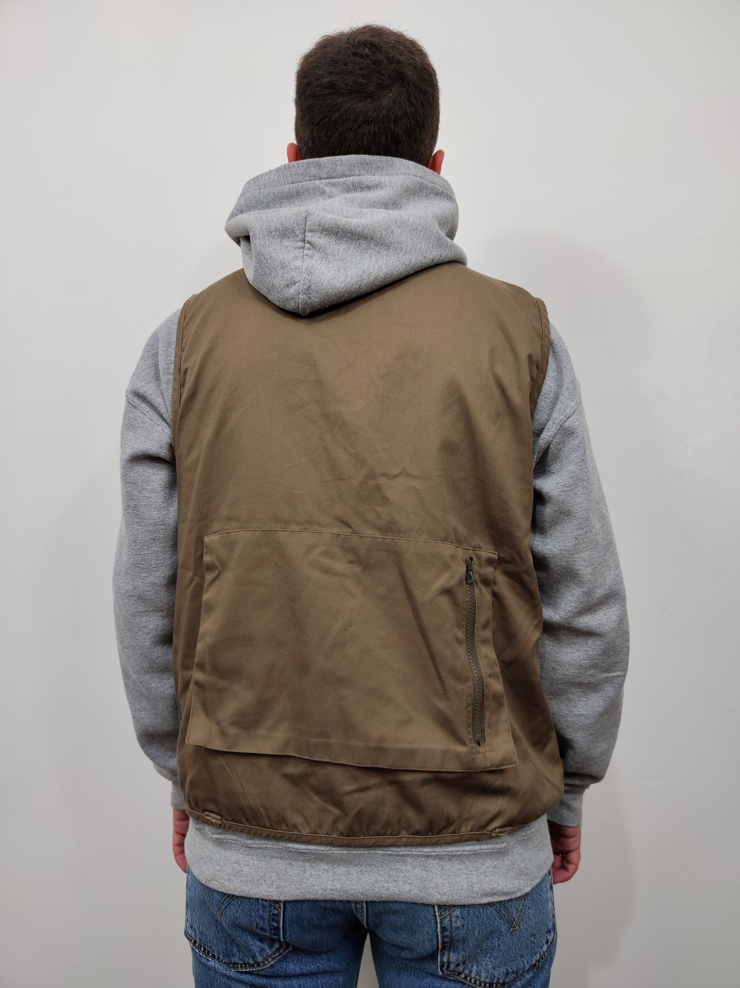Vintage Khaki Utility Vest