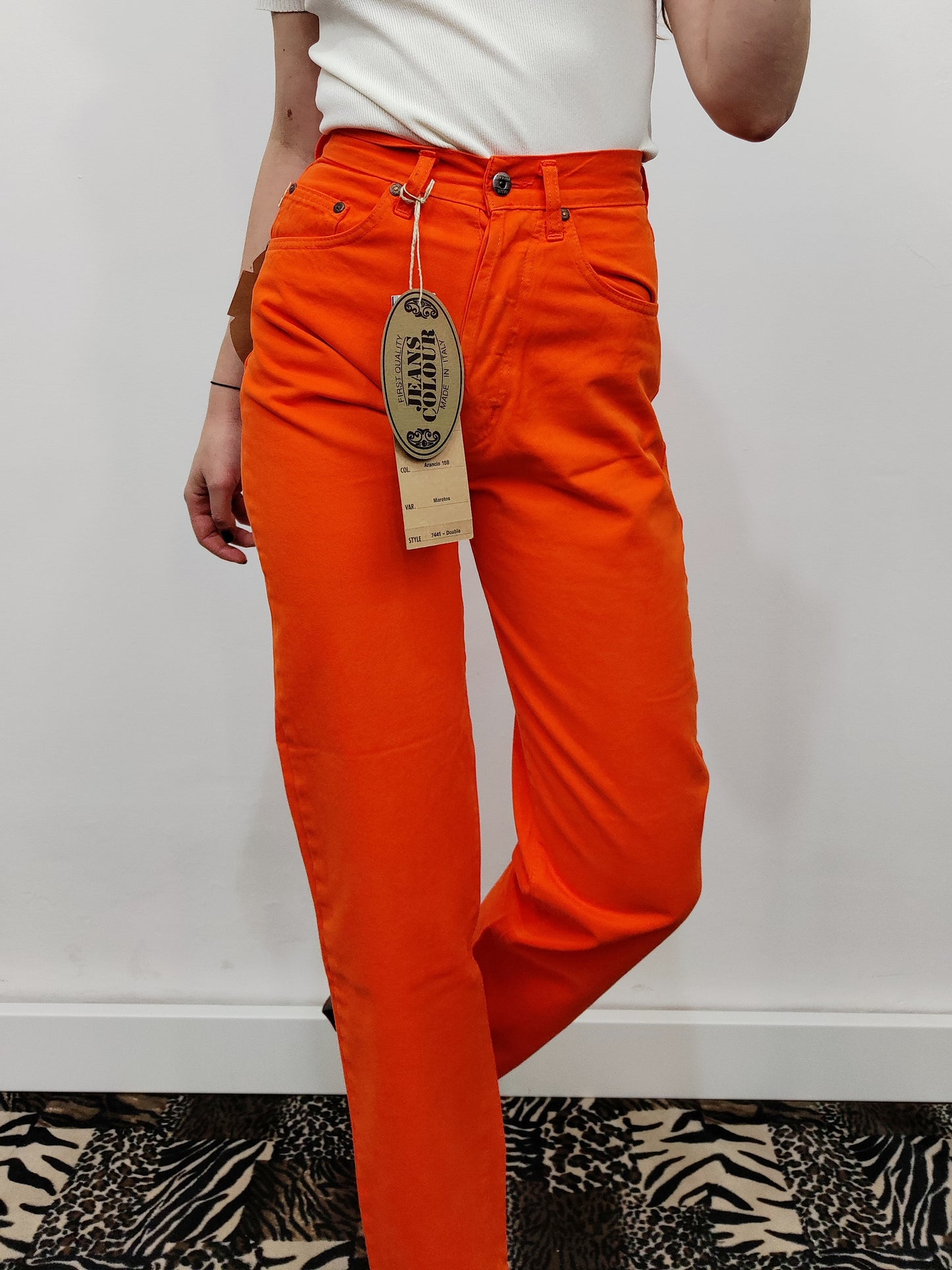 '90s Deadstock Neon Jeans