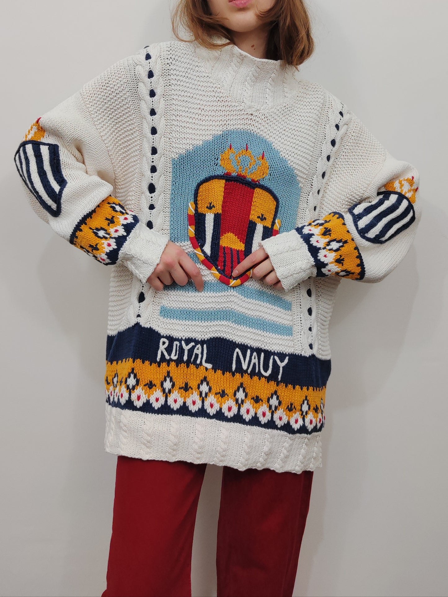 Vintage 100% Cotton Jumper