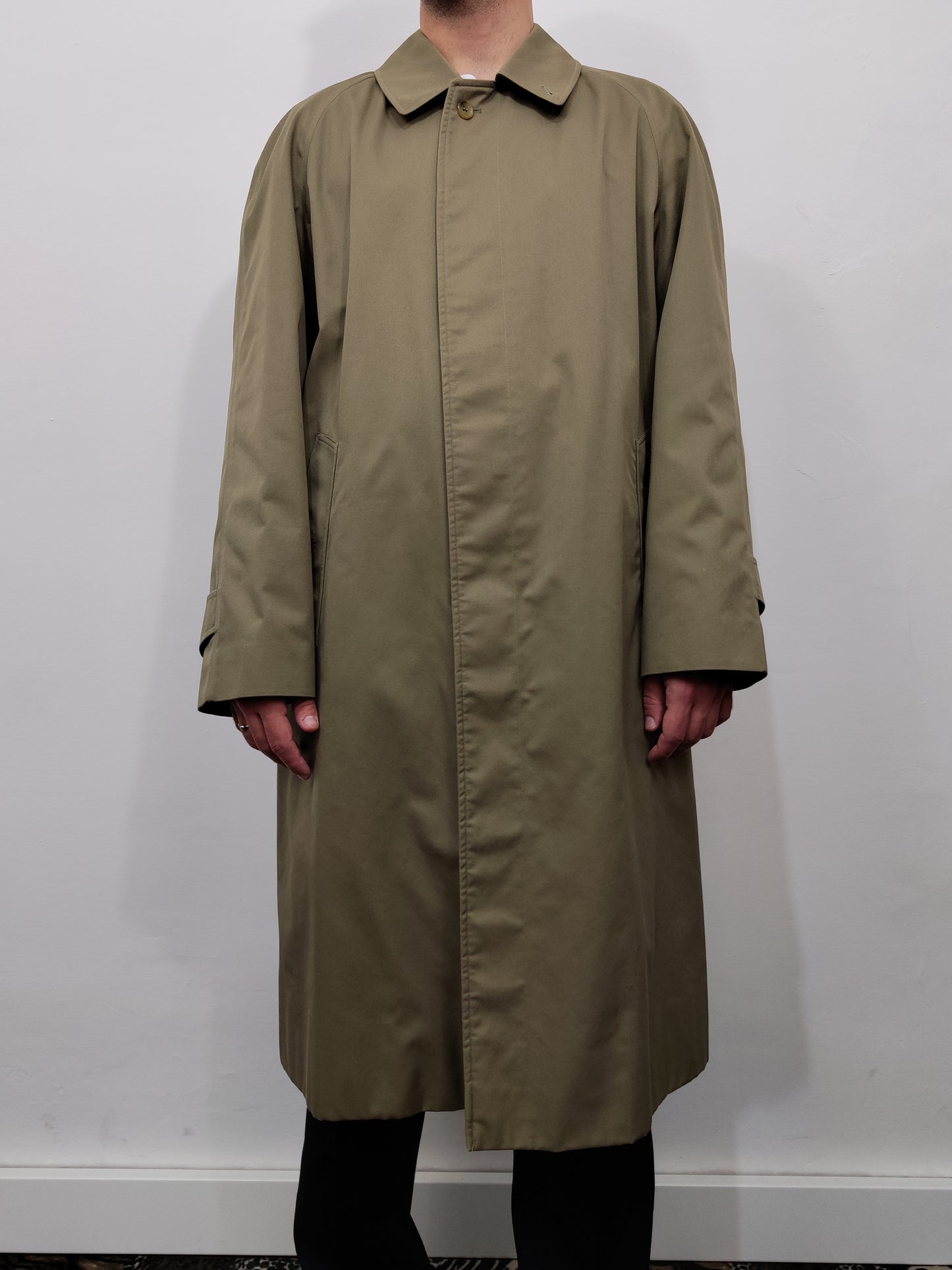 Burberrys Vintage Nova Check Trench - Khaki