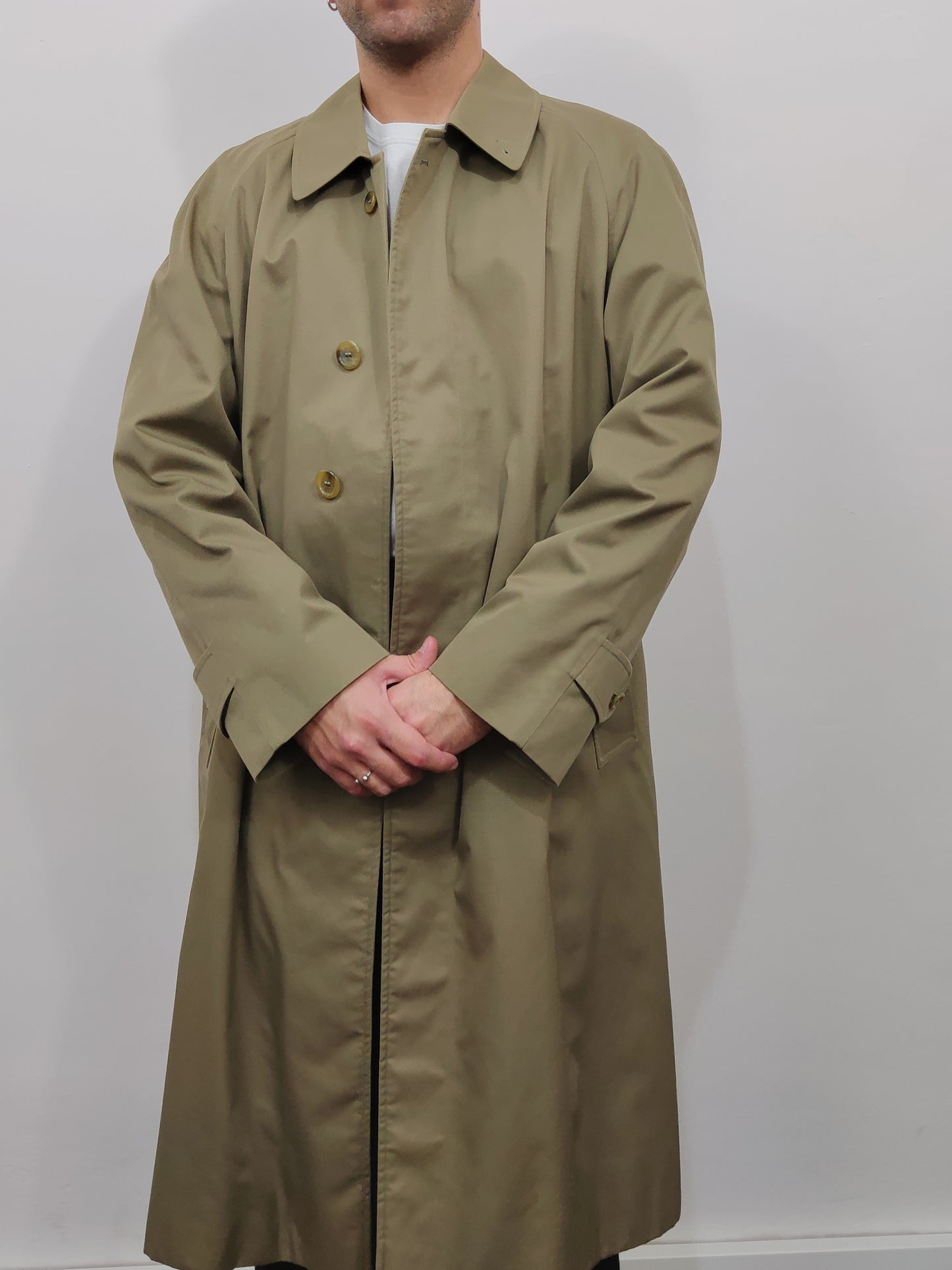 Burberrys Vintage Nova Check Trench - Khaki