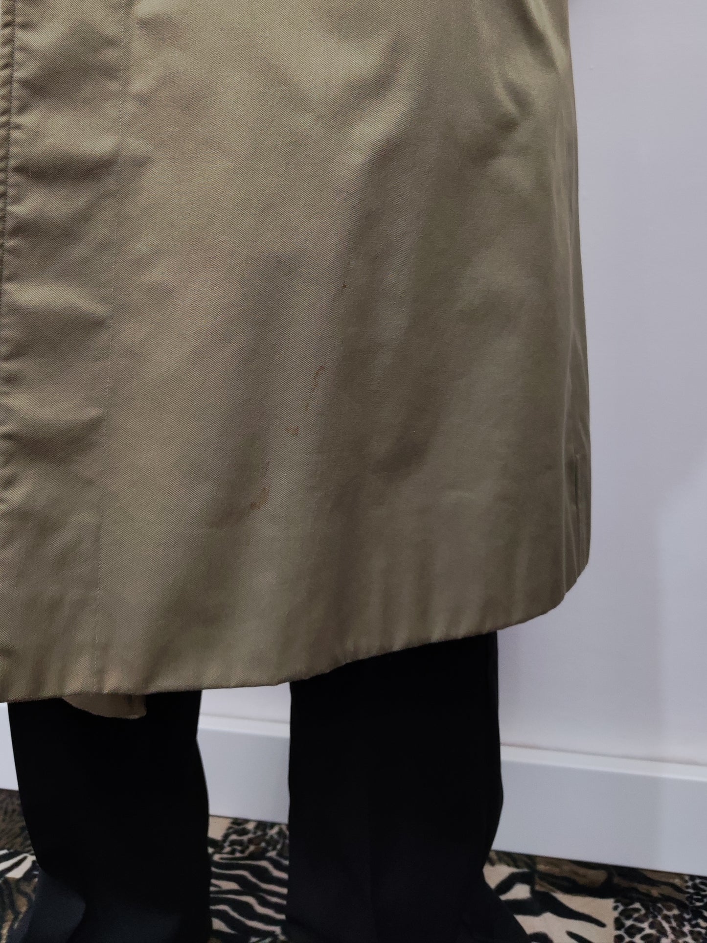 Burberrys Vintage Nova Check Trench - Khaki