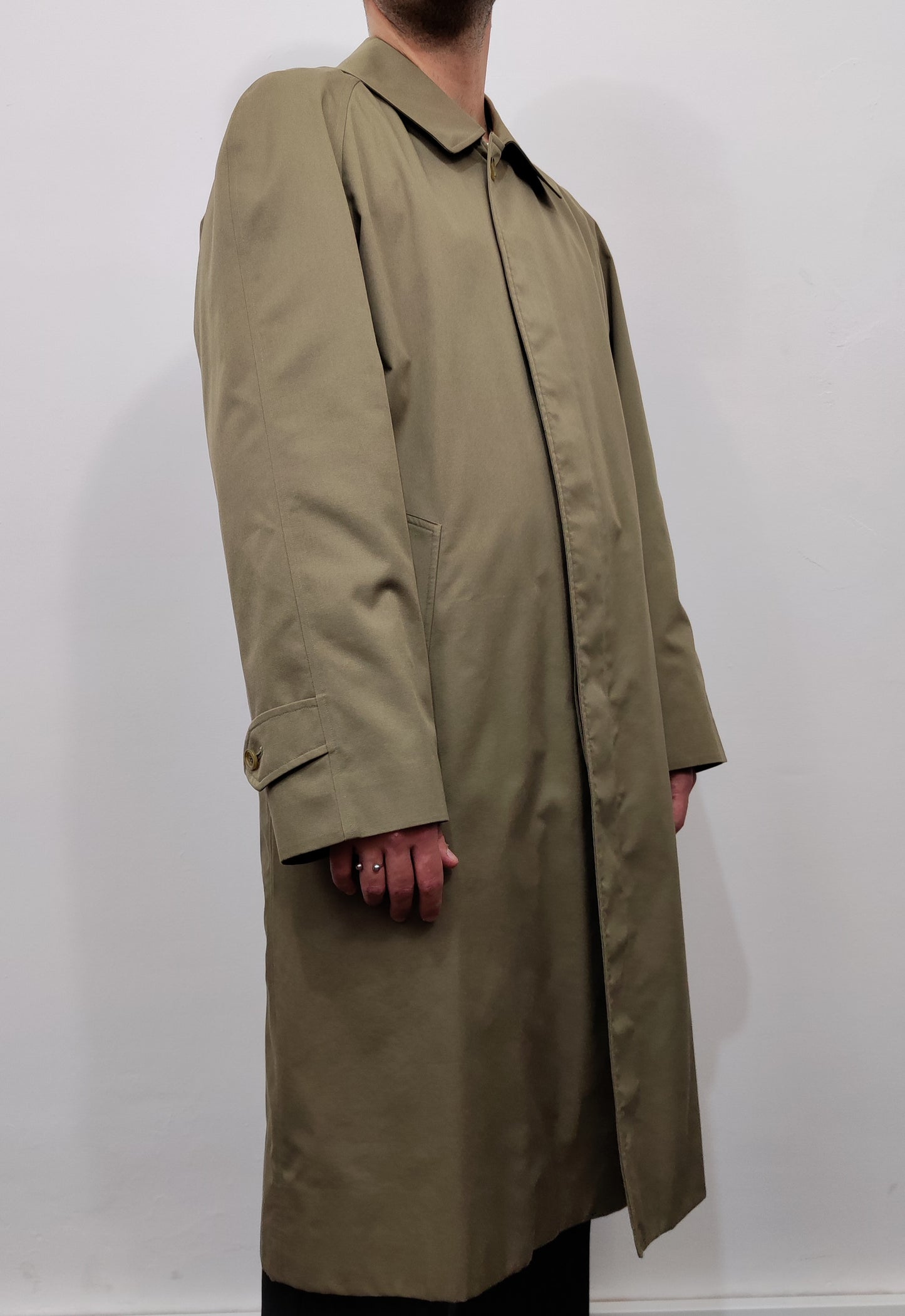 Burberrys Vintage Nova Check Trench - Khaki