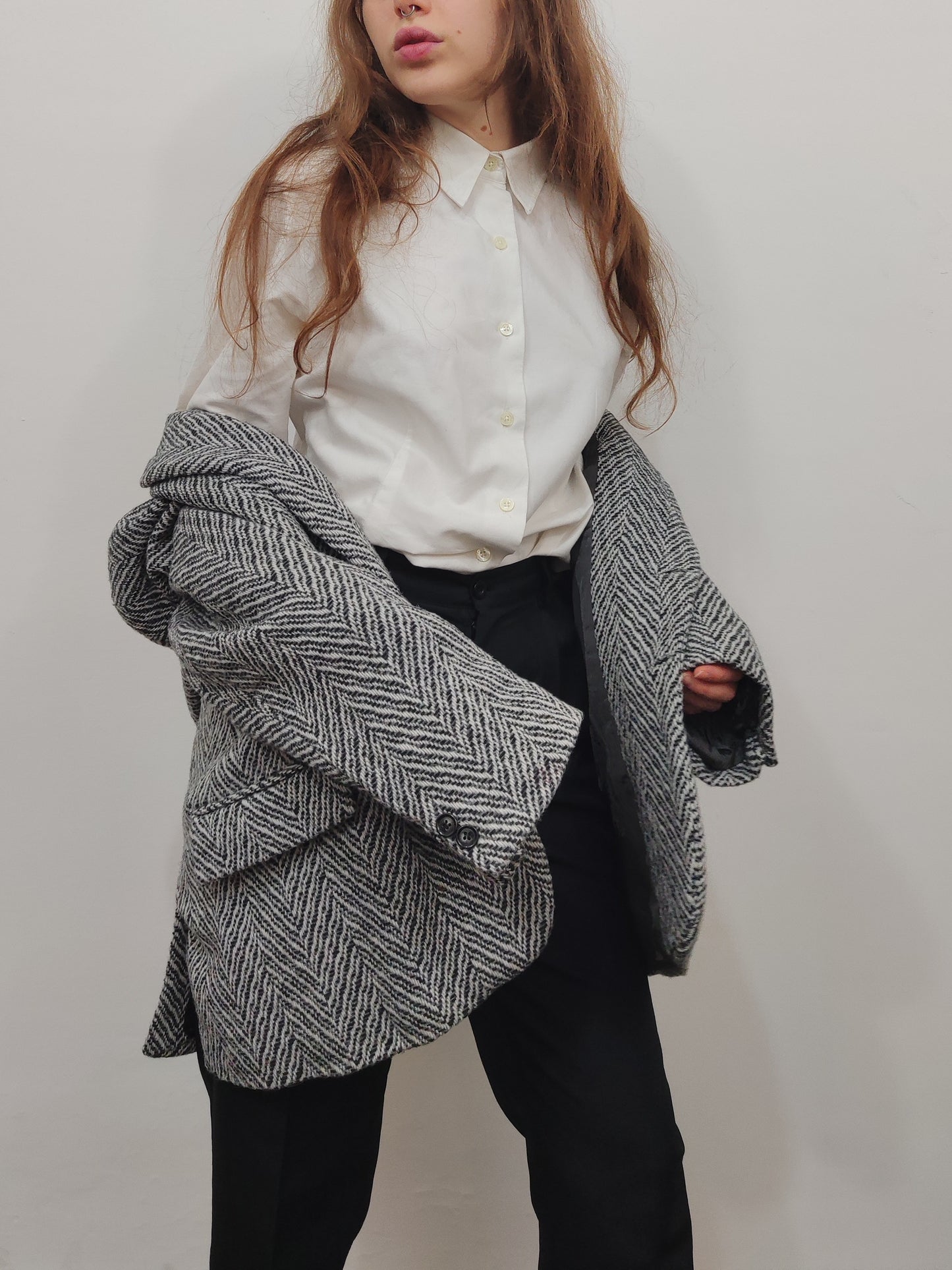 Vintage Wool Blazer - Size M