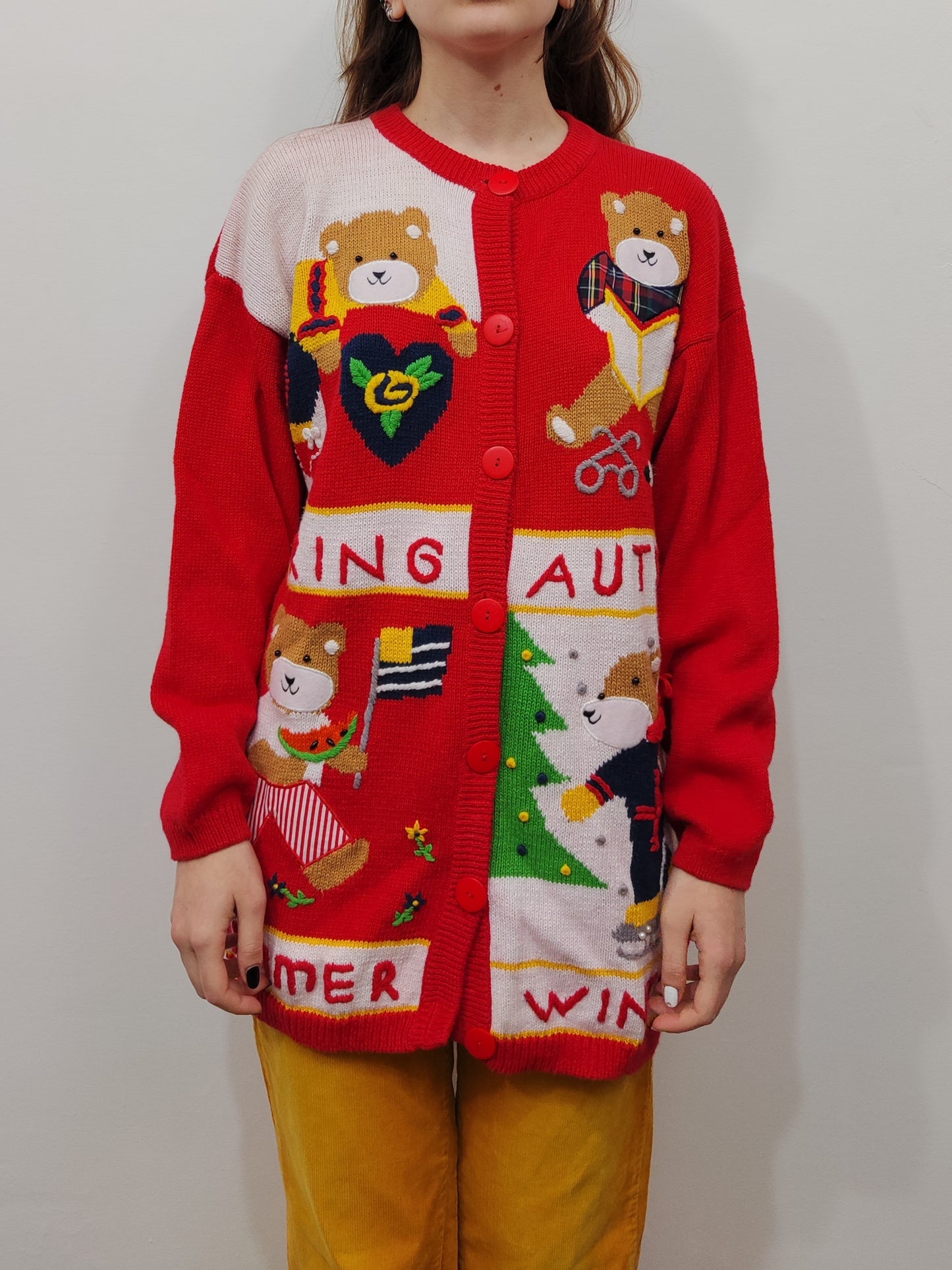 Vintage Funny Cardigan