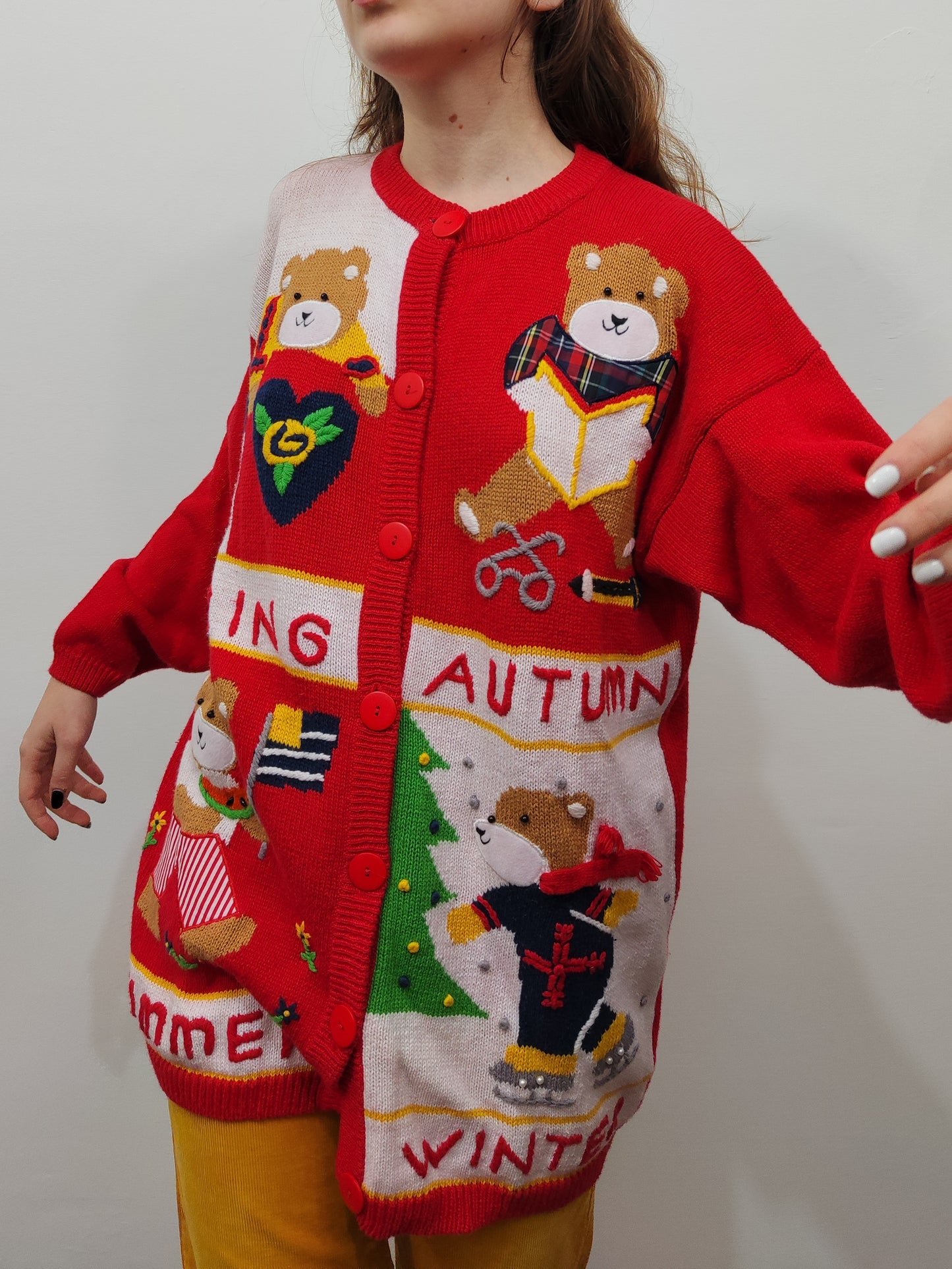 Vintage Funny Cardigan