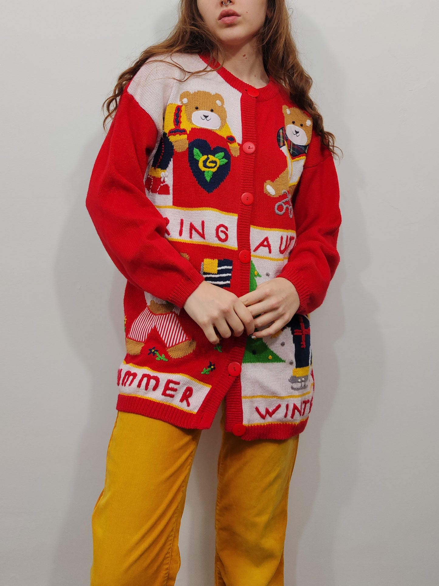 Vintage Funny Cardigan