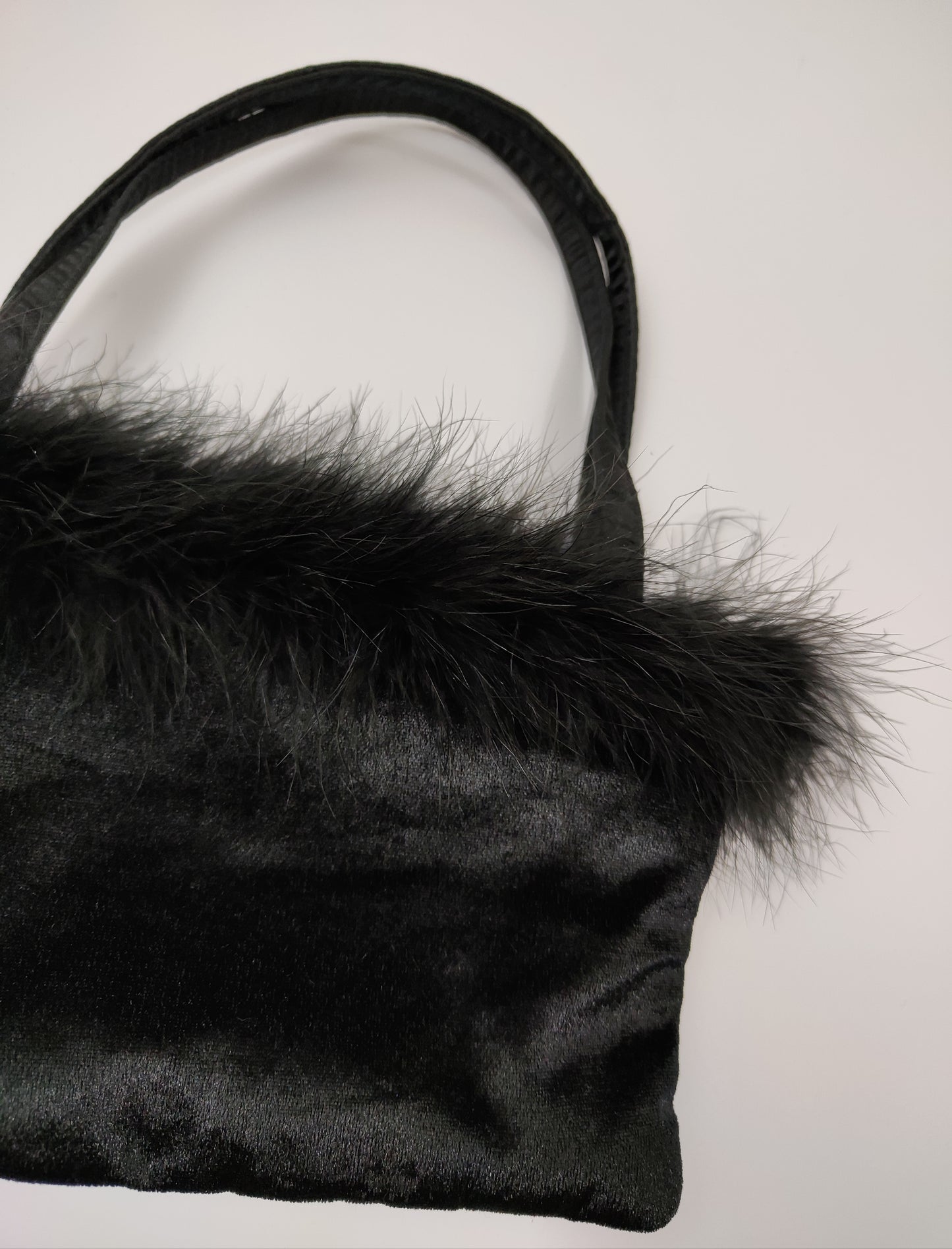 Fuzzy Velour Bag