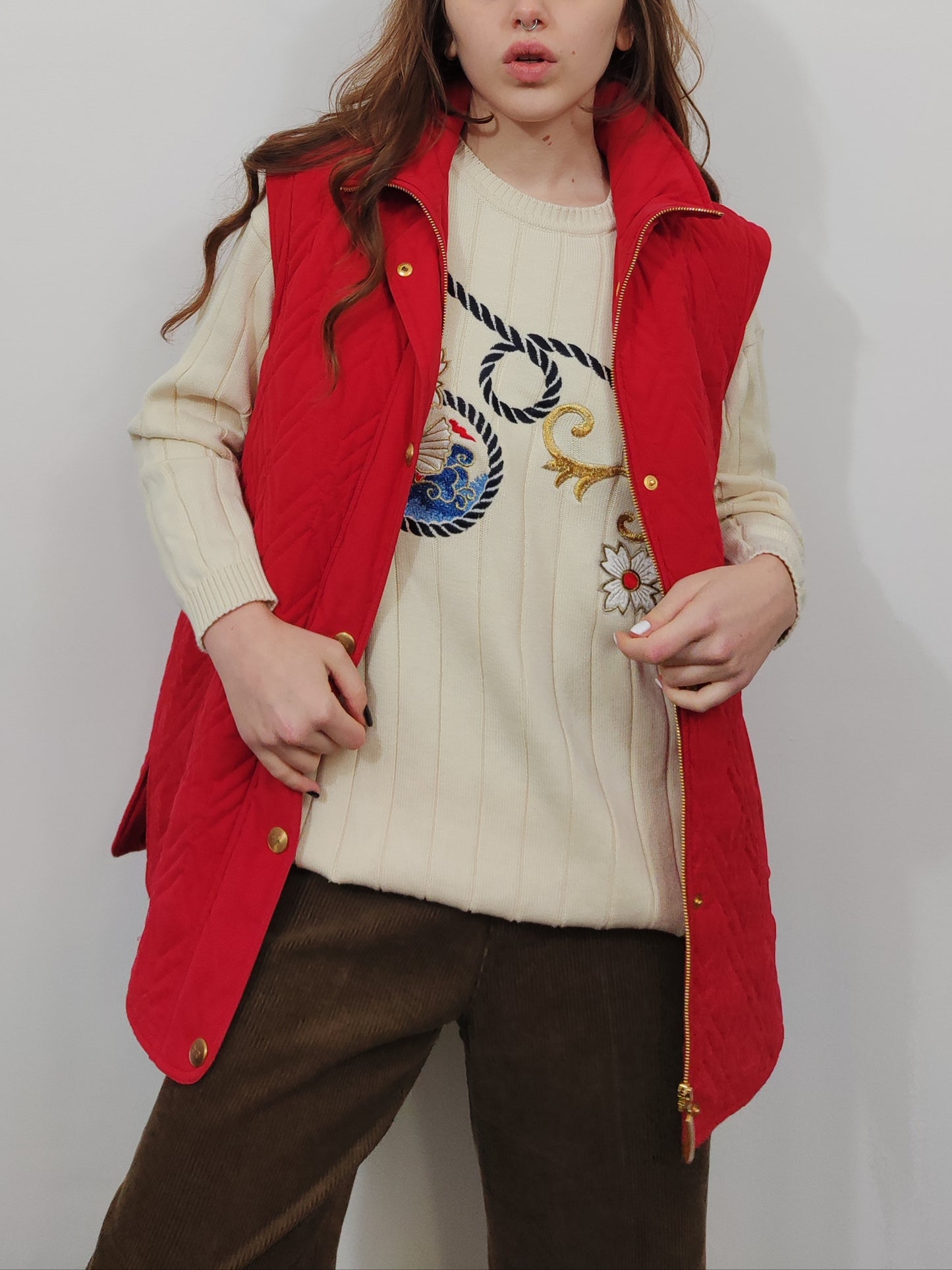 ESCADA SPORT Vintage Quilted Vest - Size M