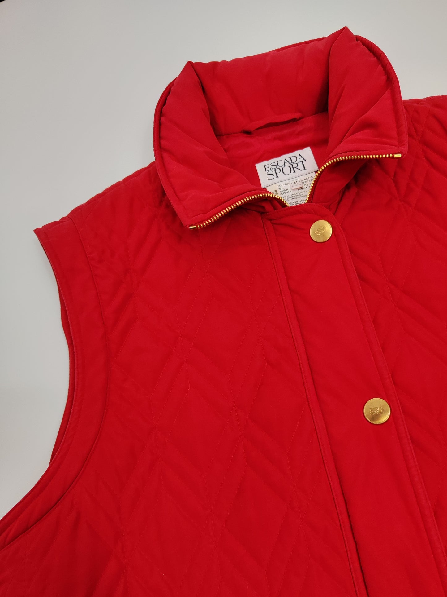 ESCADA SPORT Vintage Quilted Vest - Size M