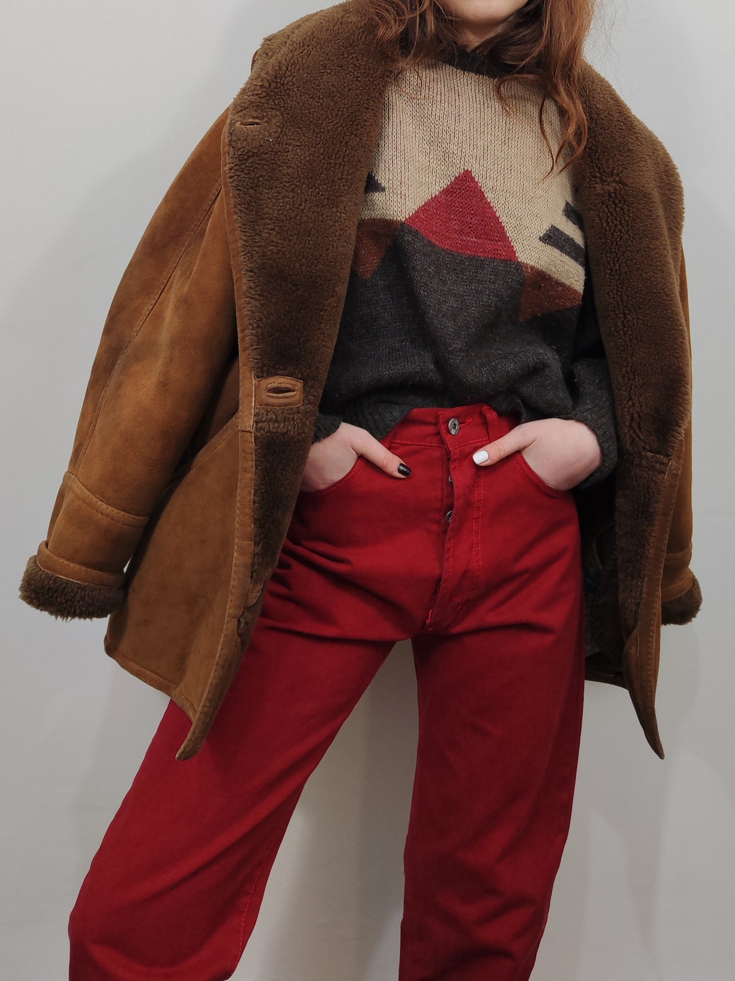 '80s Shearling Sheepskin Coat