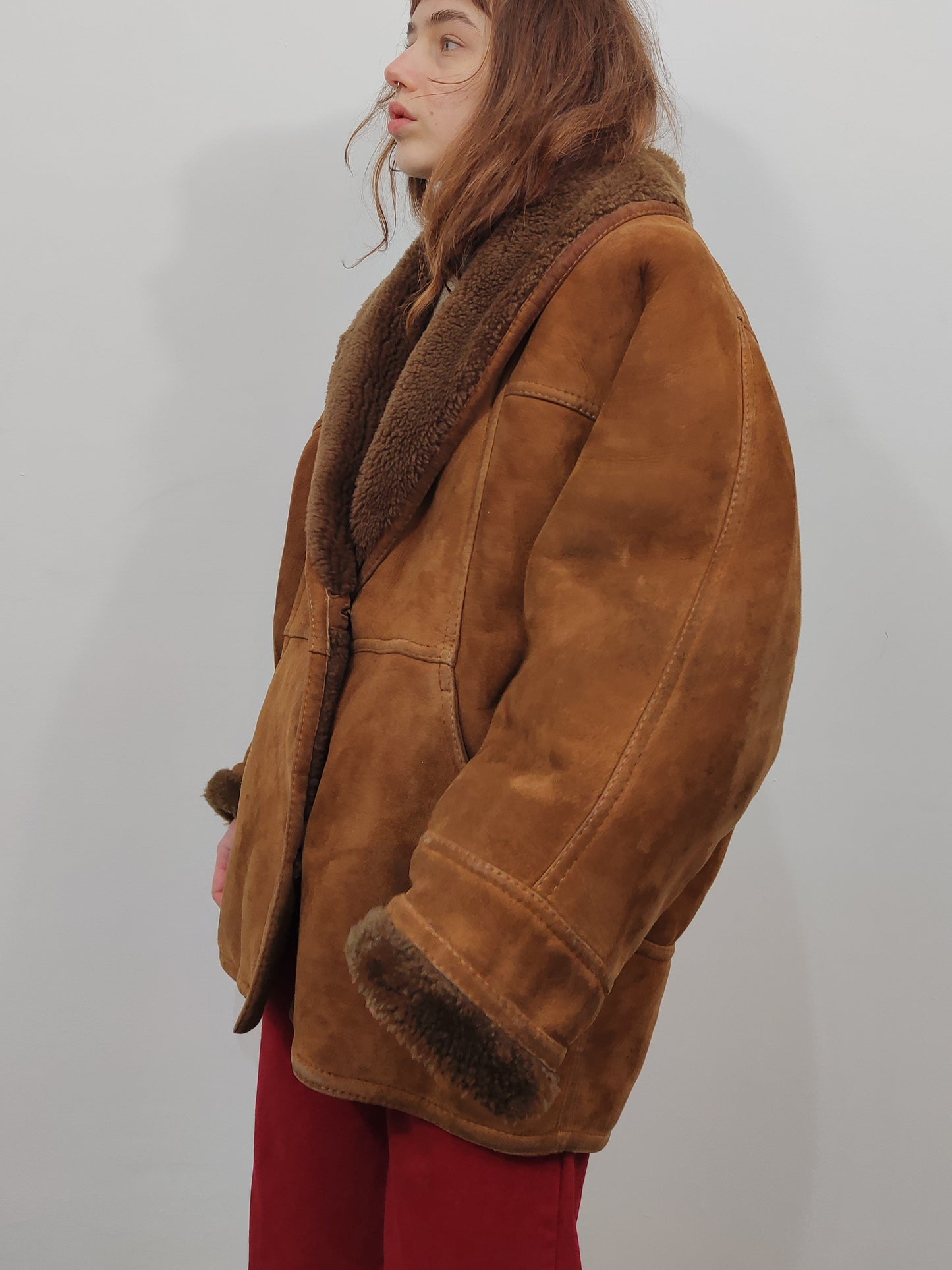 '80s Shearling Sheepskin Coat