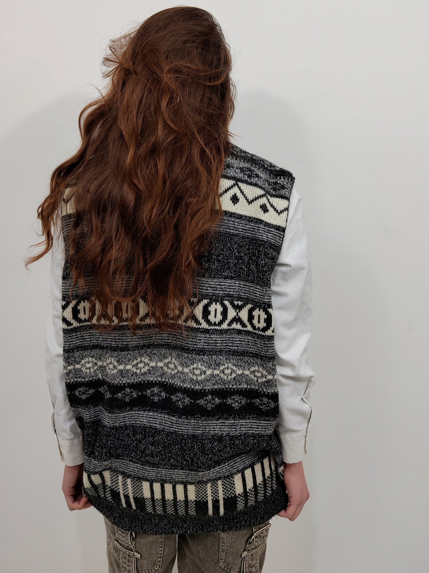 Vintage Black&White Vest