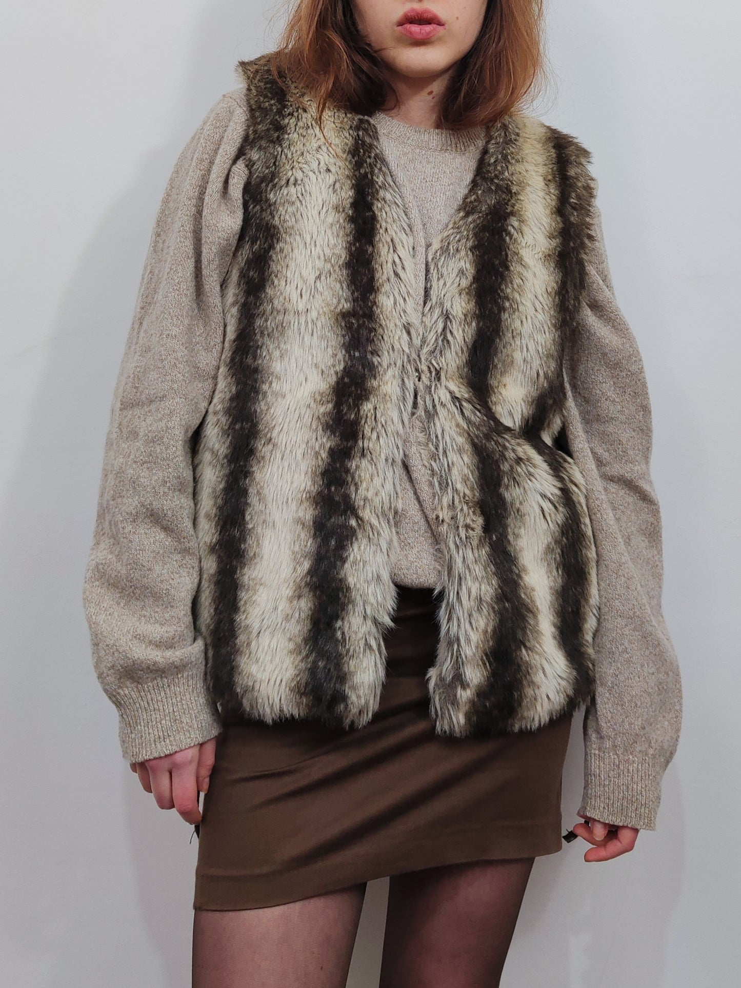 Vintage Fur Vest