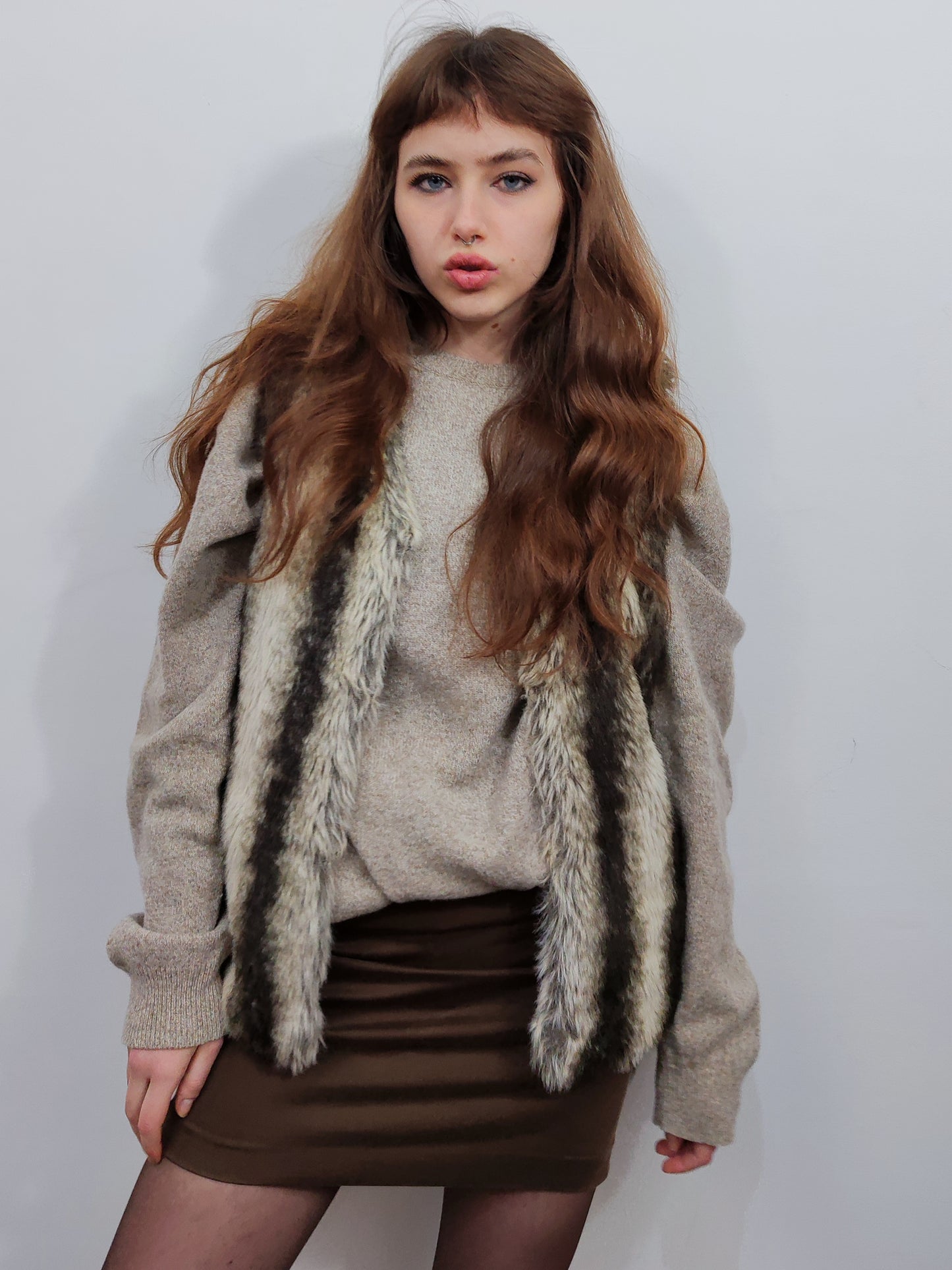 Vintage Fur Vest