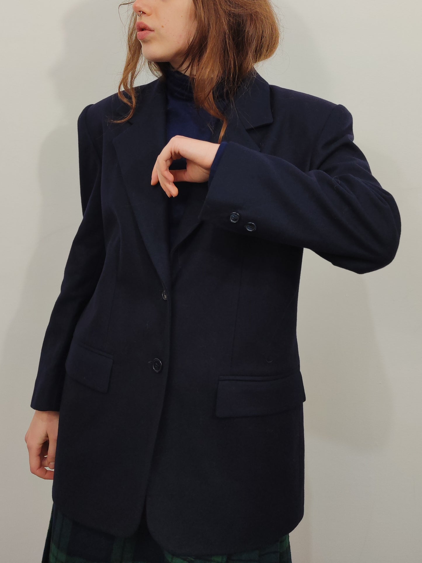 100% Wool Navy Blazer