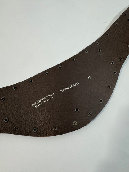 New Penny Deadstock Brown Leather Belt