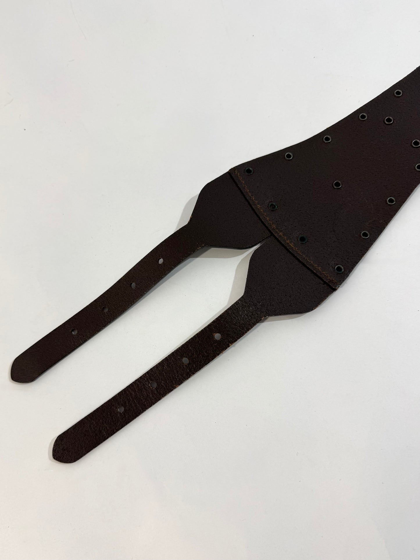 New Penny Deadstock Brown Leather Belt