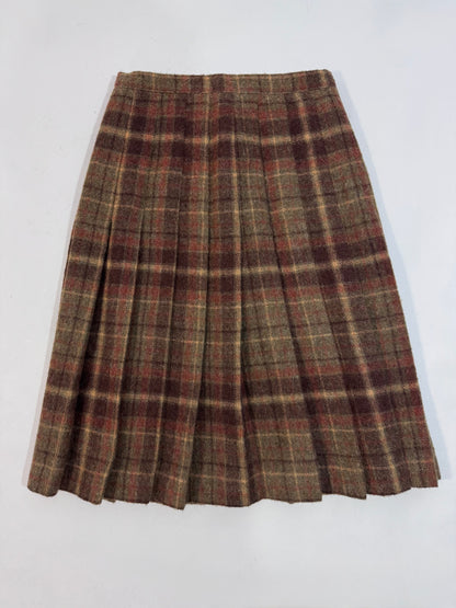 ‘70s Wool Pleated Skirt