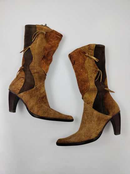 Vintage Suede Boots