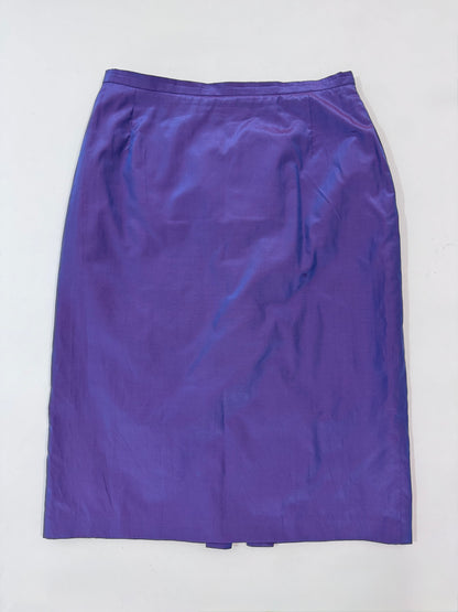 Cartoon Vintage Shot Fabric Pencil Skirt