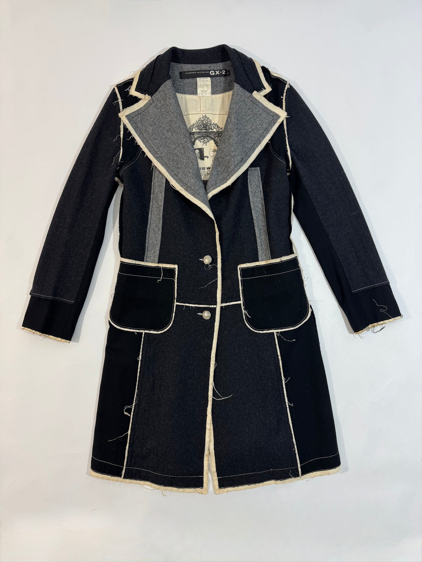 Y2K 100% Wool Coat