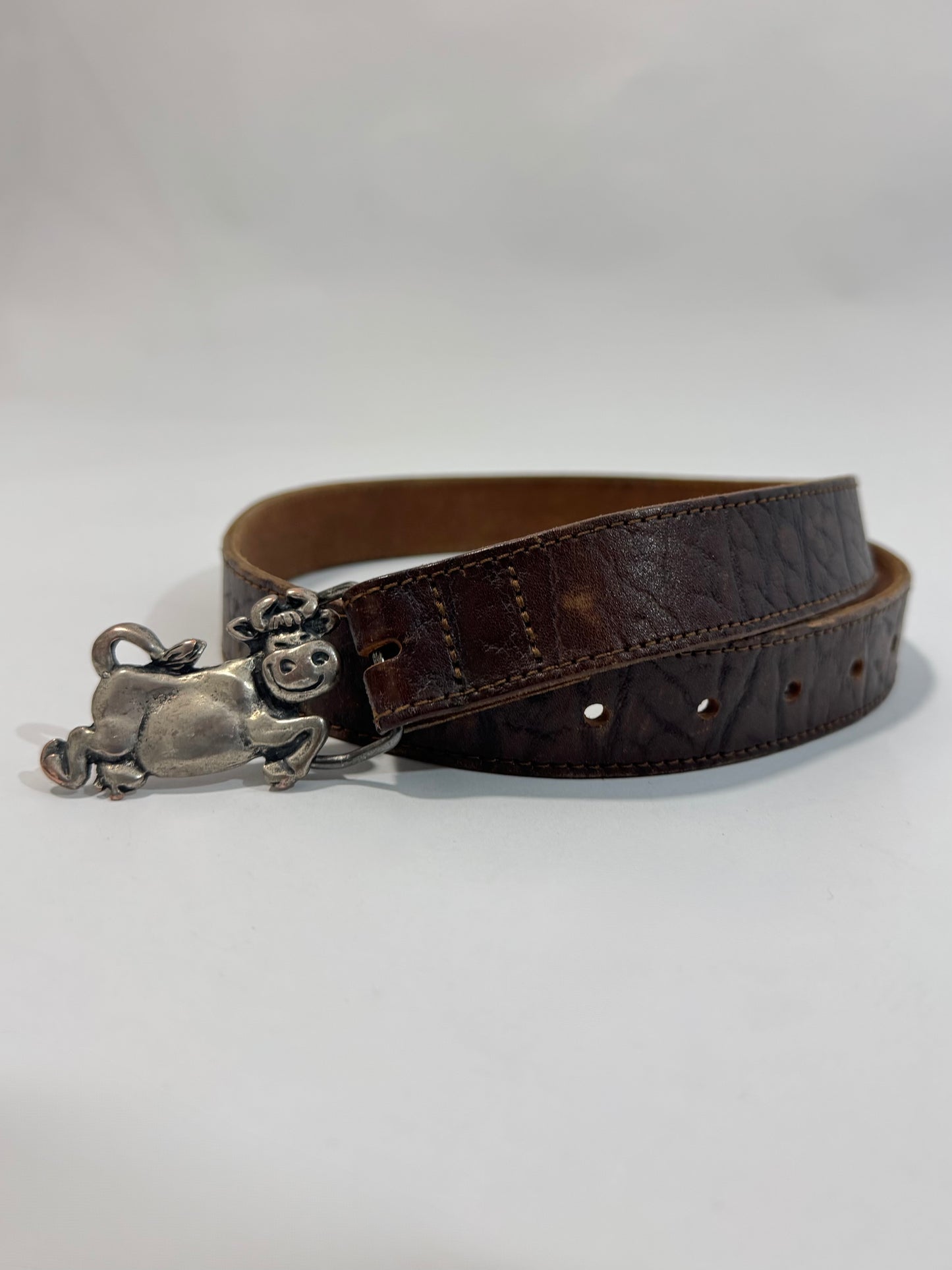 Top Grain Leather Vintage Belt