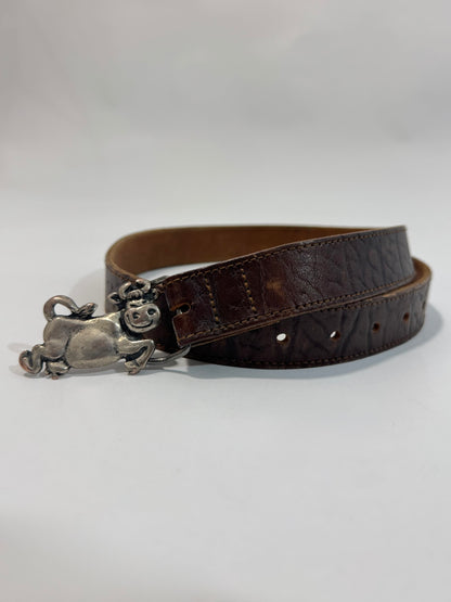 Top Grain Leather Vintage Belt