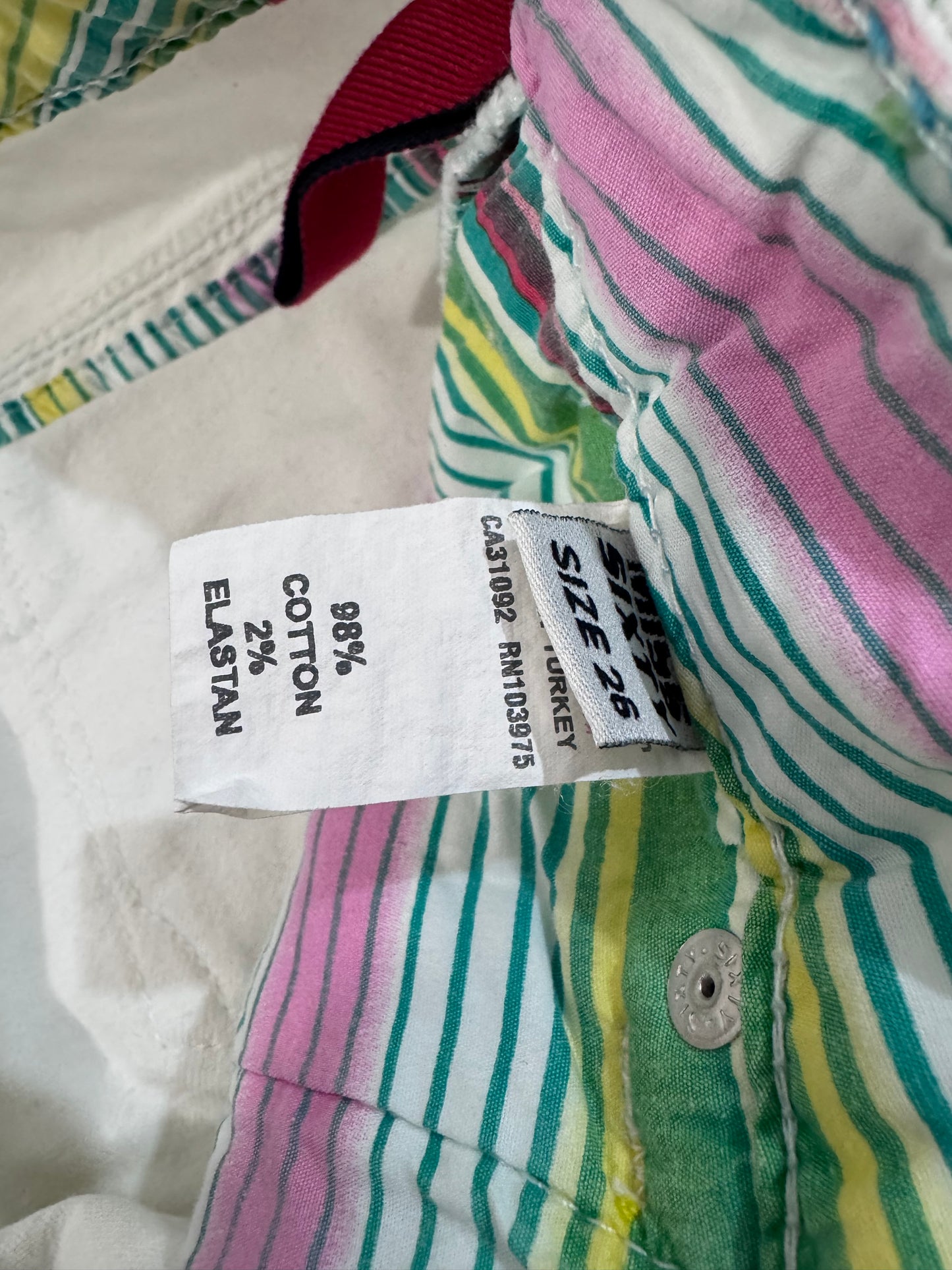 Miss Sixty Deadstock White Patchwork Jeans - XXXS