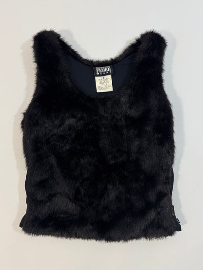 Gianfranco Ferrè Jeans Faux Fur Top