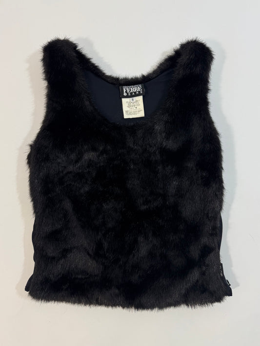Gianfranco Ferrè Jeans Faux Fur Top