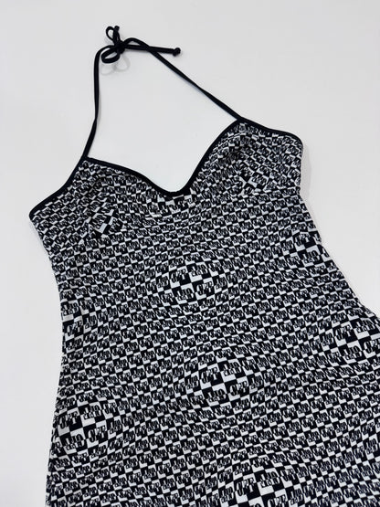 Gianfranco Ferré Optical Halterneck Dress - 44IT