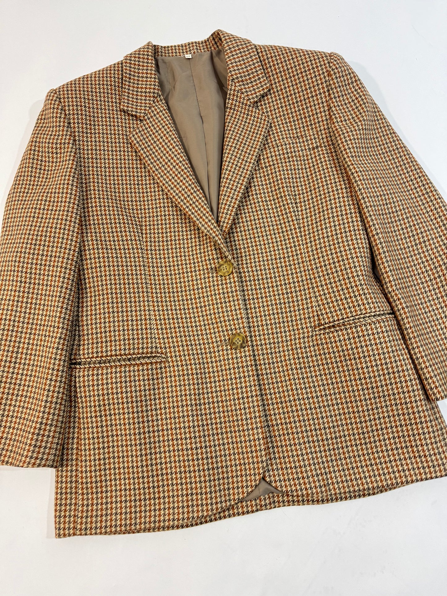 ‘80s Pure Wool Cream Blazer