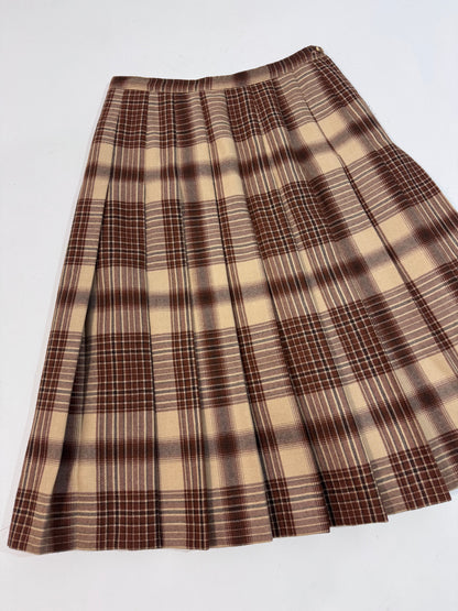 ‘70s Wool Pleated Skirt