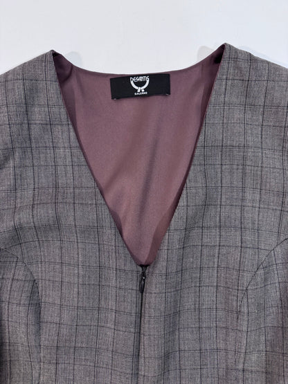 100% Wool Tailored Jumpsuit